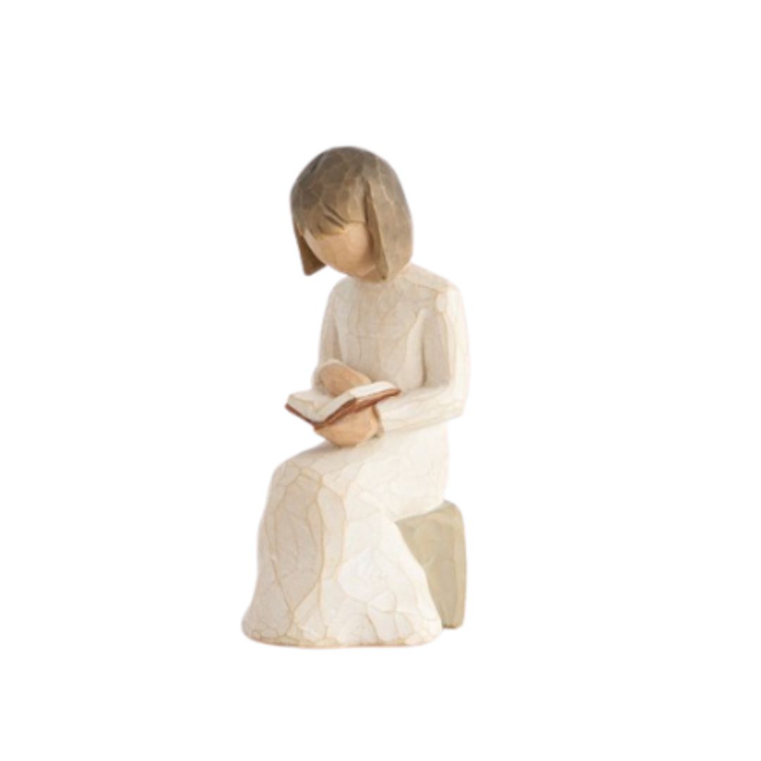 Willow Tree Figurine Wisdom A lifelong love of learning 4.5"H 26122