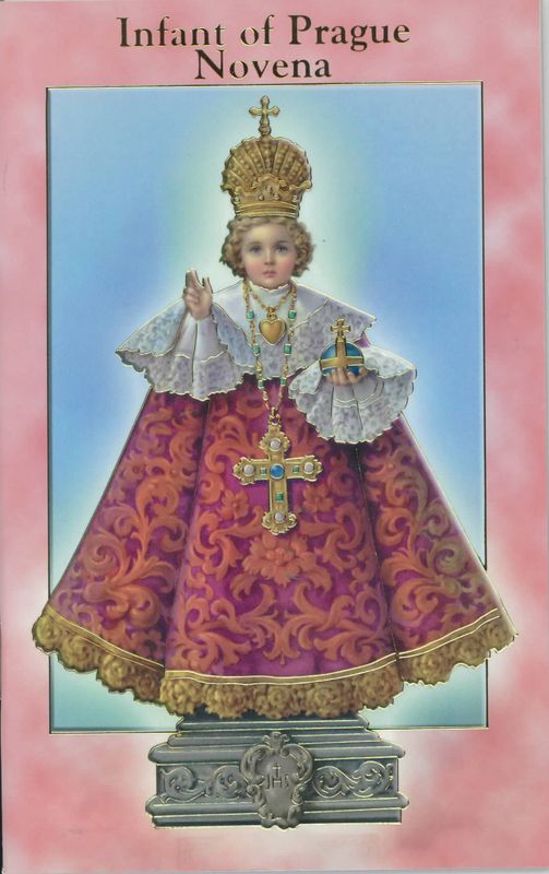 Infant of Prague Novena Prayer Book with Prayers 12-2432-107 is 3.75" x 5-7/8" and beautifully illu…