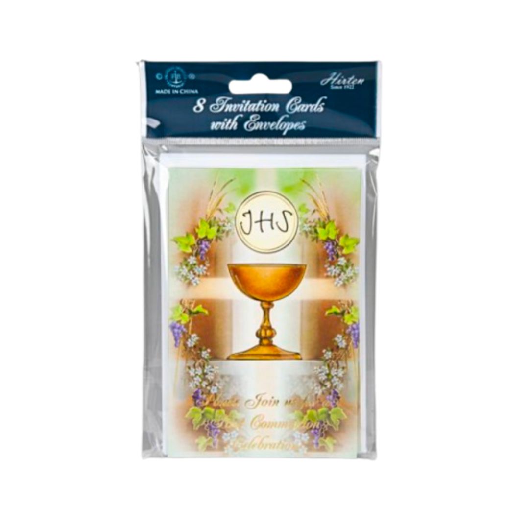 First Communion Invitations (8 Pack) First Communion Invitations 8 in Pack 12-CI-4212