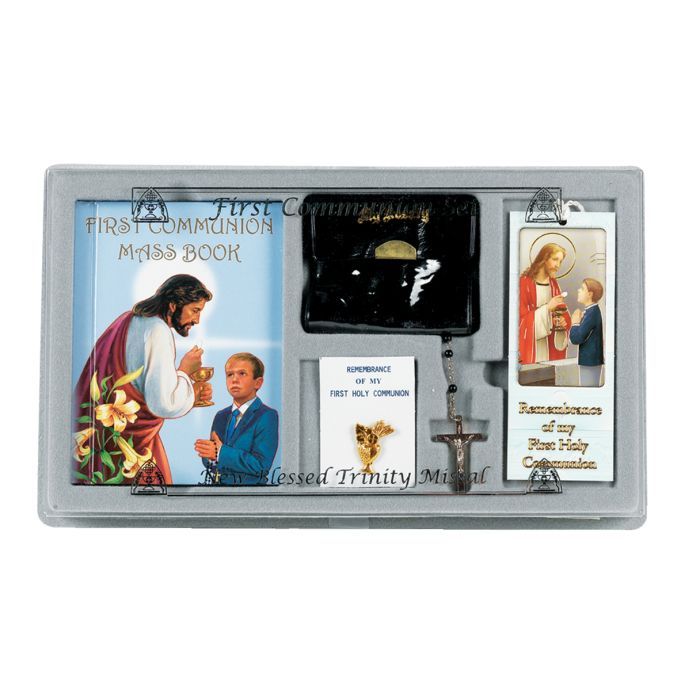 Communion Economy Boy 6 Piece First Communion Missal Set 12-5266