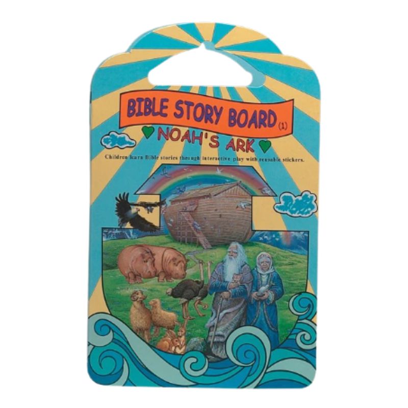 Christian Stickers & Catholic Stickers Bible Story Board Noah's Ark 64-NOAH Story Board and Reusabl…