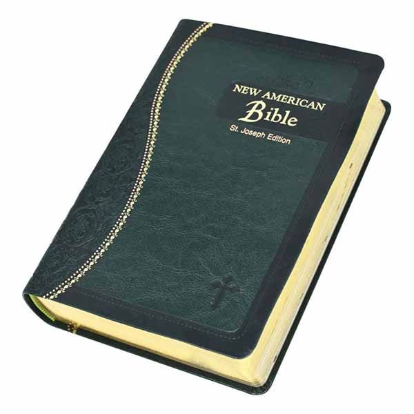 St. Joseph New American Bible Gift Edition Medium Size Green Dura-Lux NABRE 9780899425498  609/19GN
