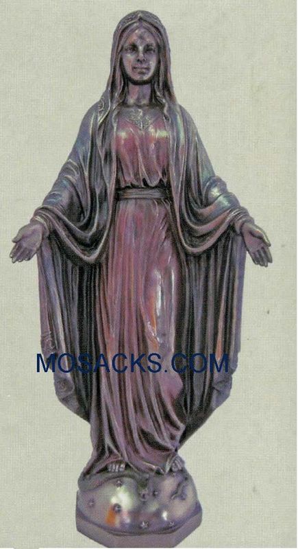 Our Lady of Grace Veronese Bronze, 10 Our Lady of Grace Veronese Bronze, 10", SR-75009