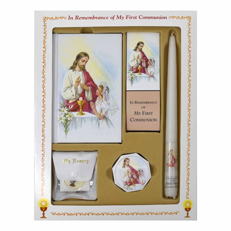 First Mass Book Cathedral Edition Deluxe Boxed Missal Set for Girls  from Catholic Book Publishing …