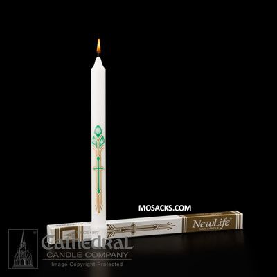 R.C.I.A. New Life Decal Design Candle 7/8 x 9-1/2