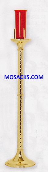 K Brand Ecclesiastical Brass Sanctuary Lamp Stand is 44" high with 10.5" base 14-K1133  FREE SHIPPI…