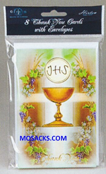 First Communion Thank You Notes 8 in Pack 12-CT-4212 are First Communion Thank You Cards 8 in Pack …