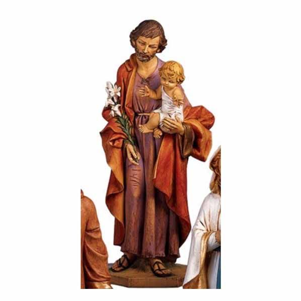 Fontanini 40‚Äô Scale  St. Joseph with Child Jesus - 43013