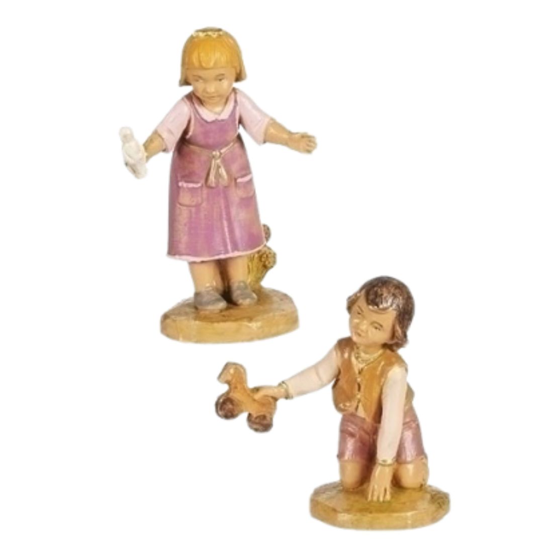 Fontanini 5" Cai & Ella, Children Playing (NEW 2024) - 54129