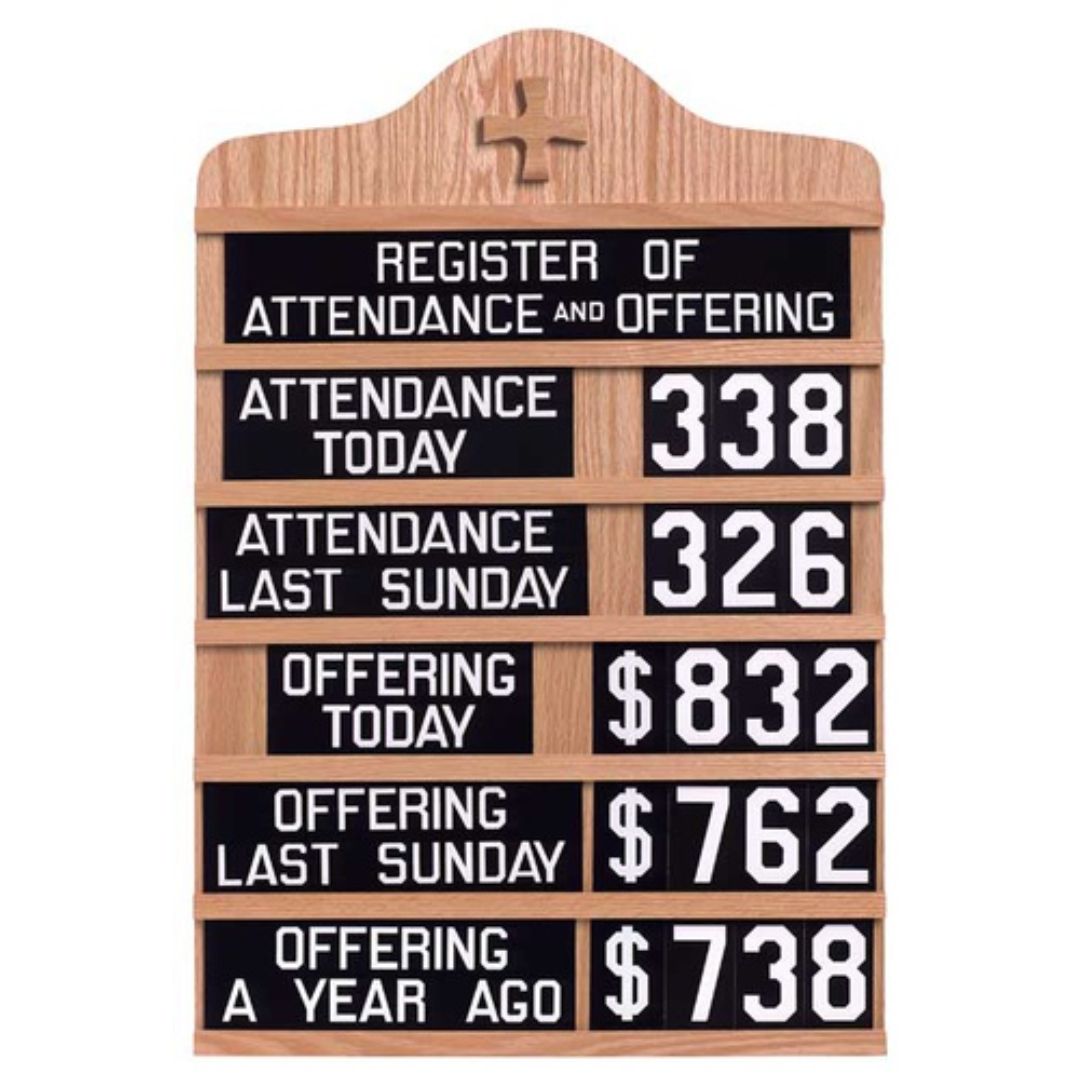 Register Board Light Oak TO5083