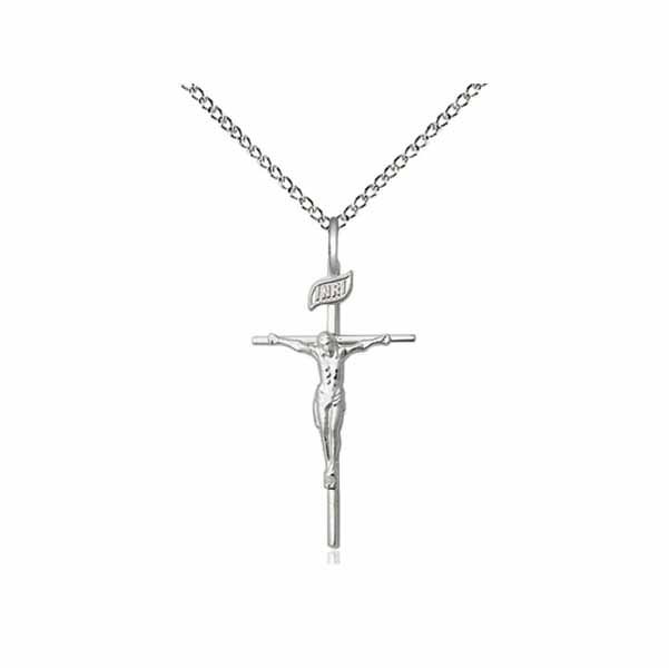 Crucifix 12 KT Gold Filled Medal 1"-1535GF/18GF