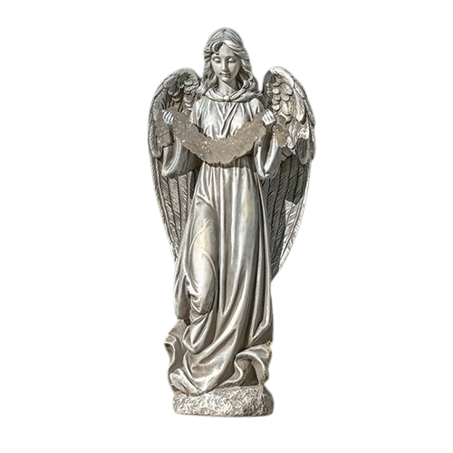 Joseph's Studio 16.75" Angel w/Flower Garland - 600090