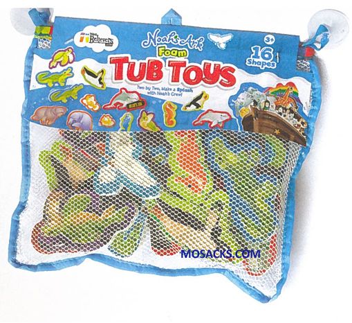 Wee Believers Noah's Ark Foam Tub Toys 462-W201245