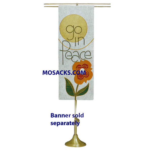 FREE SHIPPING on K Brand Processional Double Banner Stand Telescoping Shaft extends 90"-K175