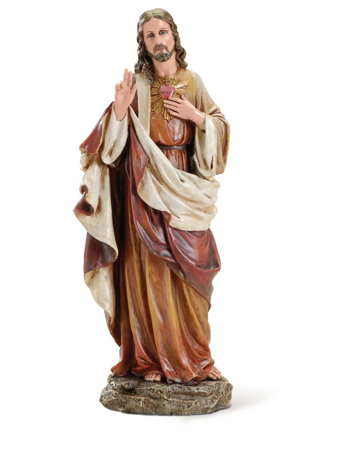 Joseph's Studio Renaissance Collection Sacred Heart of Jesus 10" Statue 20-11357