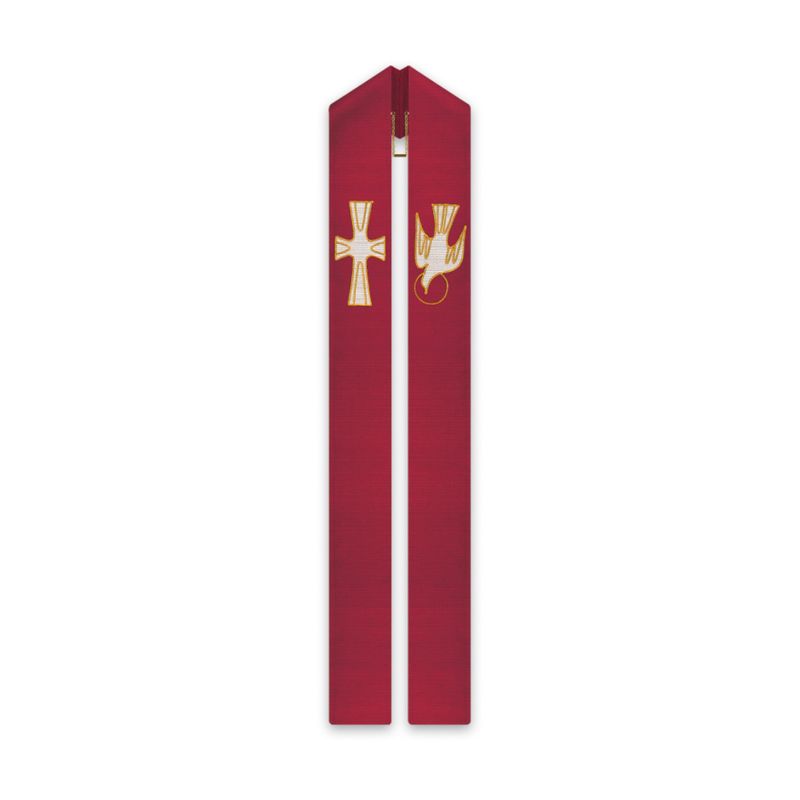 Slabbinck Overlay Stole Red, Holy Spirit #50-3807
