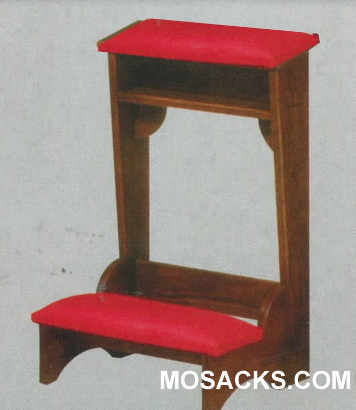 Prie Dieu w/ padded kneeler & armrest 36" w x 21" d 32" H 40-2236A