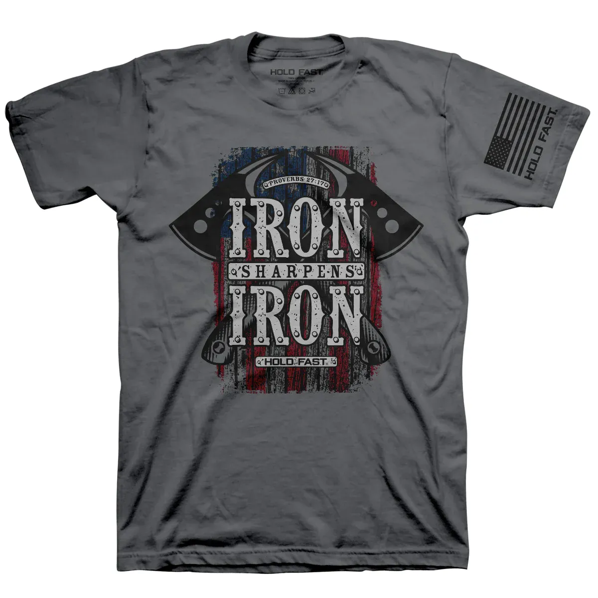 Hold Fast (Proverbs 27:17) T-Shirt - KHF4408
