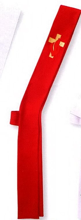 Red Holy Spirit Deacon Stole
