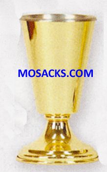K Brand Ecclesiastical Brass Vase with Aluminum Liner is 9" high with 5" base 14-K1134  FREE SHIPPI…