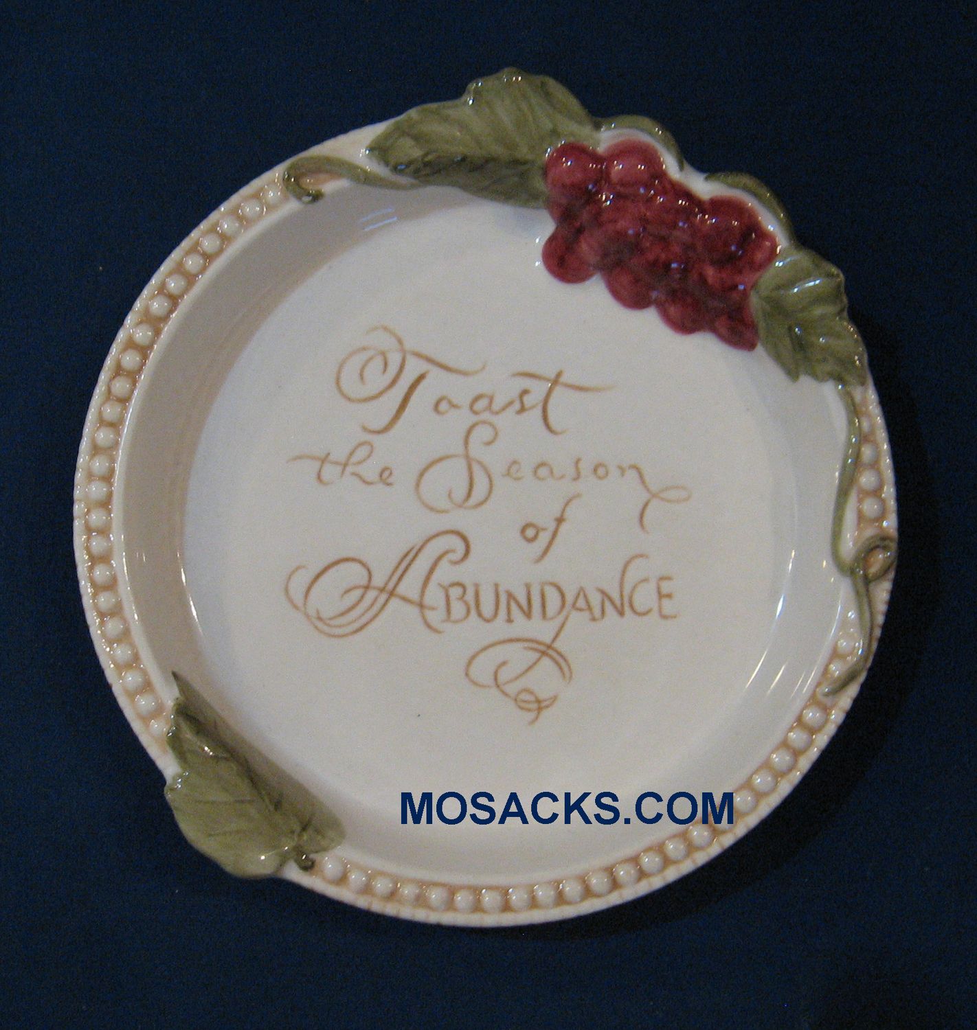 Toast the Season of Abundance Dish 5" Diam. 441132
