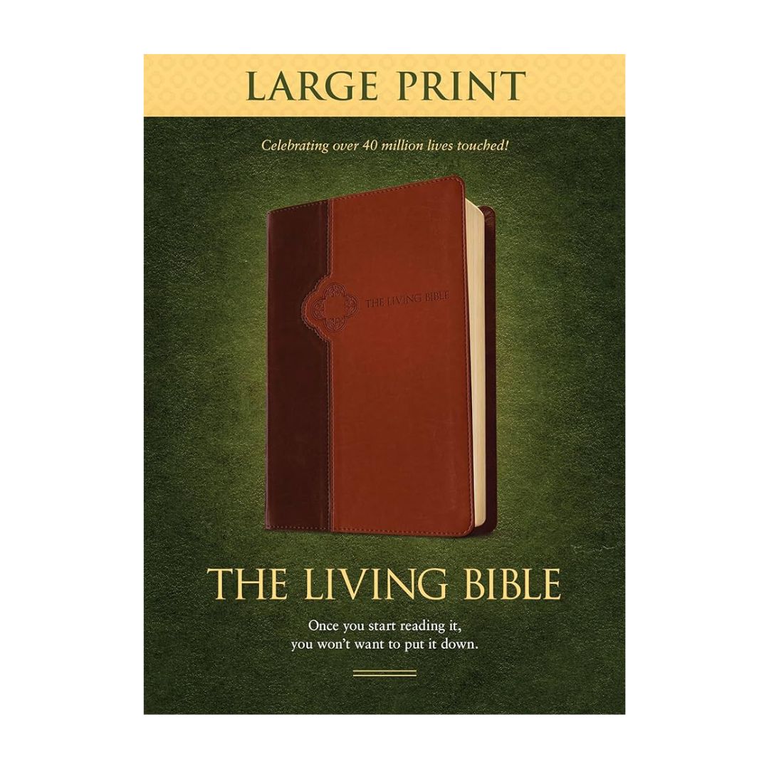 The Living Bible Large Print from Tyndale Publishing House 108-9781414378589