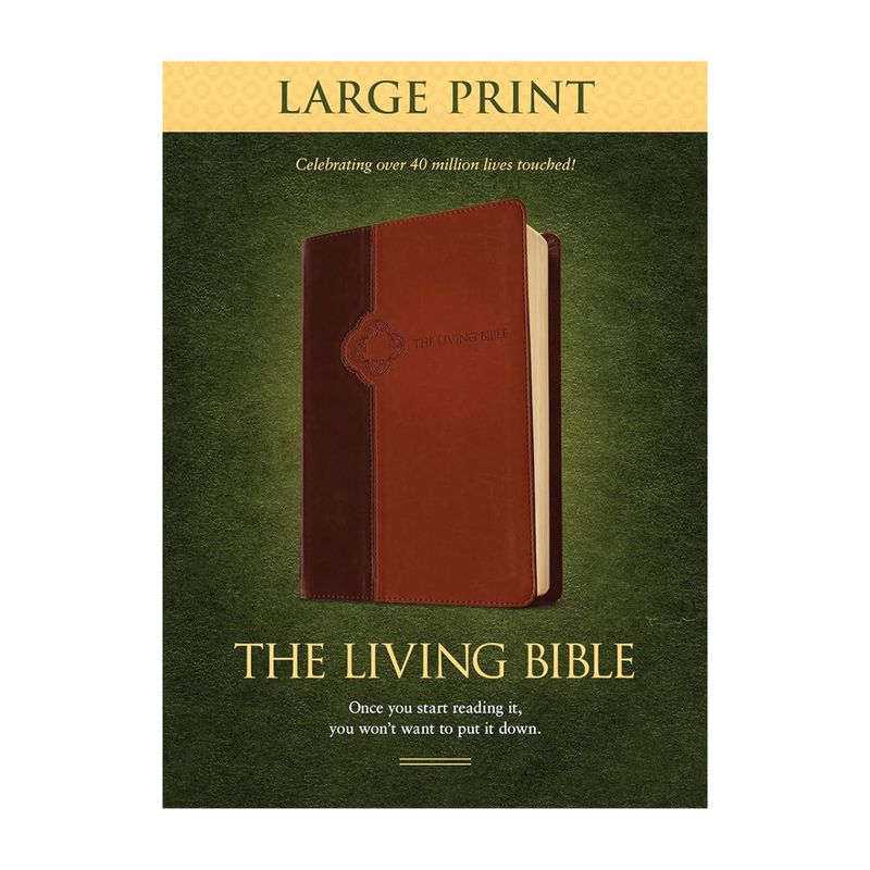 The Living Bible Large Print from Tyndale Publishing House 108-9781414378589