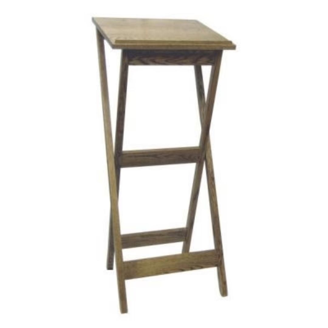 Portable Lectern Wooden with wood top 40-311 Church Furnishings Wooden Portable Lectern with wood top 40-311