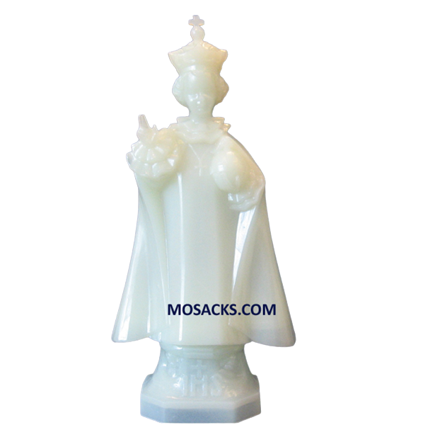 Plastic Infant of Prague 6 Inch Luminous Statue 185-2142 AL