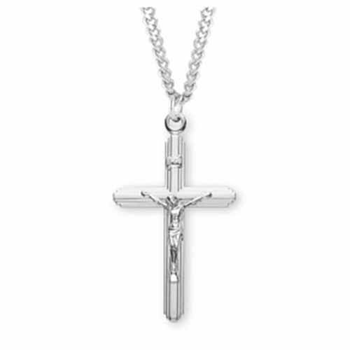 Sterling Silver Crucifix, 1-1/2", S383224