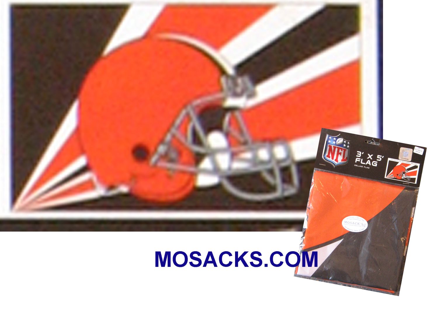 Cleveland Brown's Helmet Banner Flag 3' x 5' 379