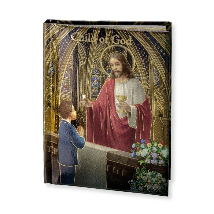 "Cathedral" Edition Boy Missal with Bonella Italian Art and Gold Stamped Cover  144 Pages  12-2471