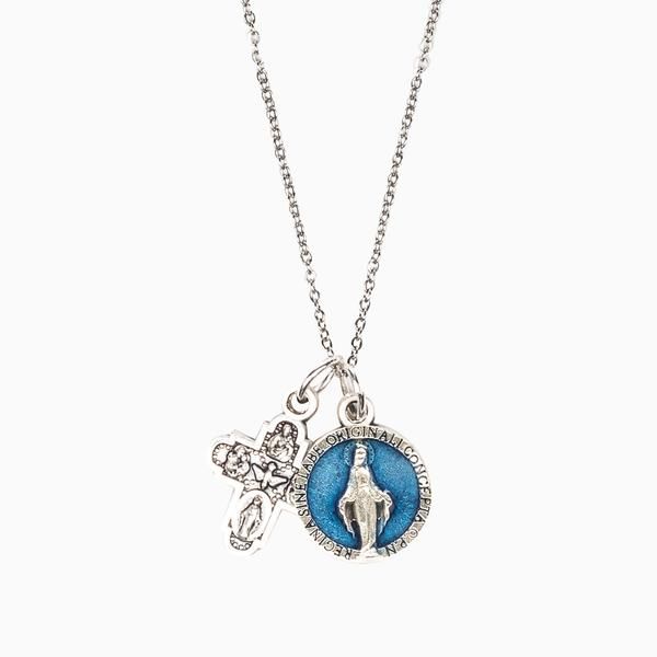 MSMH Vintage Lineage Of Love Necklace-34021SL My Saint My Hero Vintage Lineage Of Love Necklace-34021SL