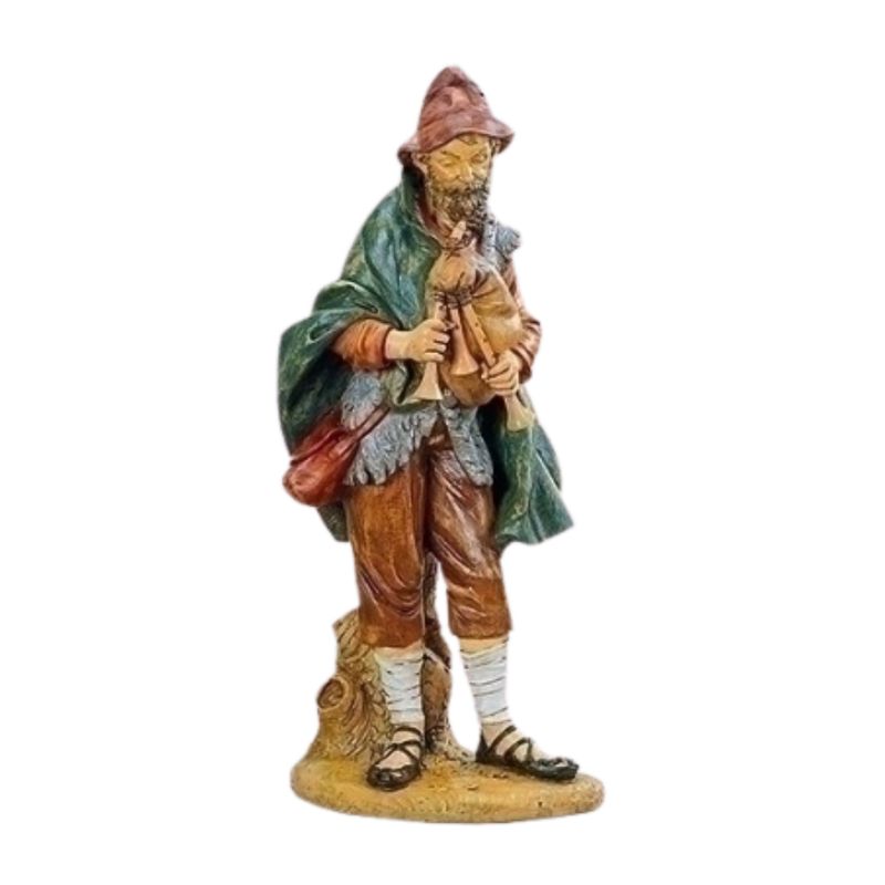 Fontanini 50" Masterpiece Nativity Collection Josiah the Bagpiper #52352