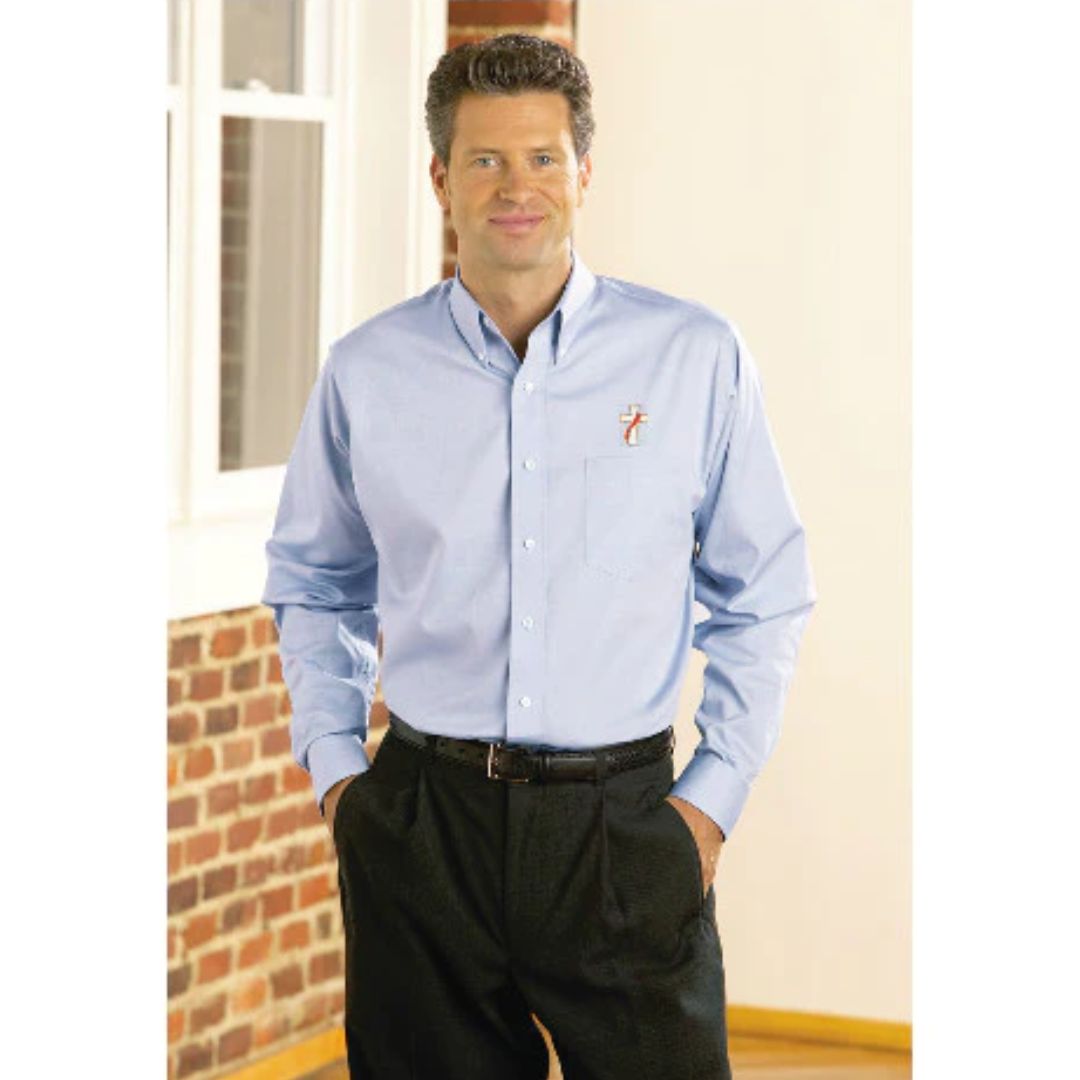 Classic-Wrinkle-Free-Long-Sleeve-Oxford-Shirt-Size-2x