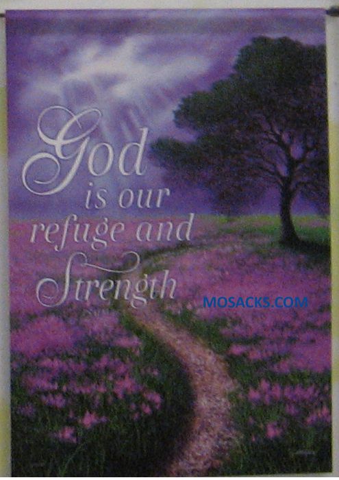 Flagtrends Refuge - Strength 13x18 Inch Double Sided Glitter Flag 480-46165