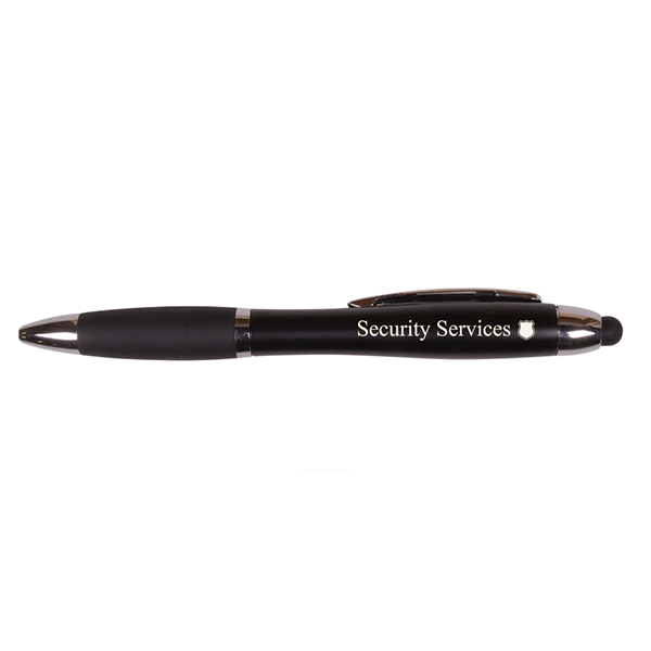 Black Light-Up Pen (Personalized) - ZPEN0011