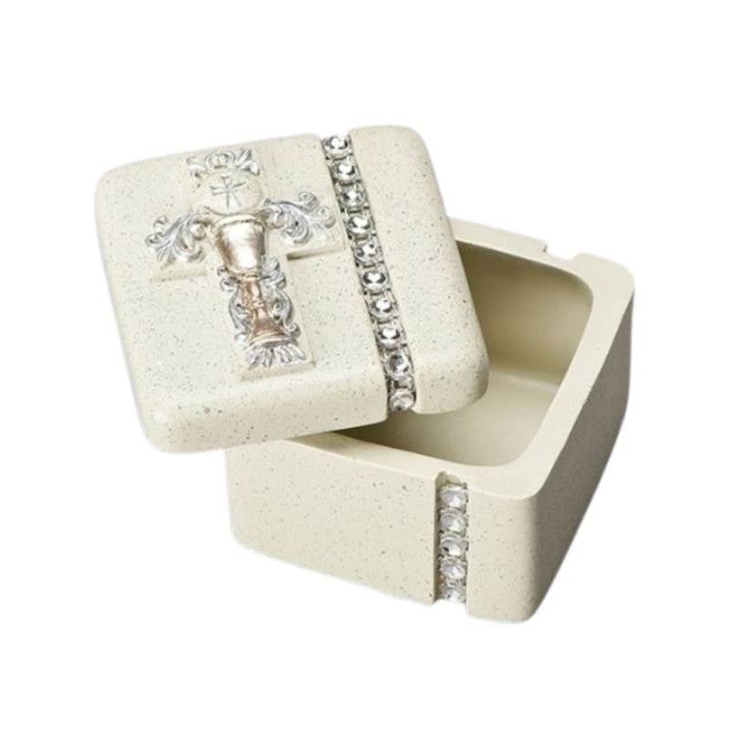 First Communion Keepsake Box-64896, Communion Rosary Box 64896