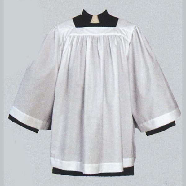 Beau Veste Altar Server Square Neck Surplice #179 Sizes 16 through 20