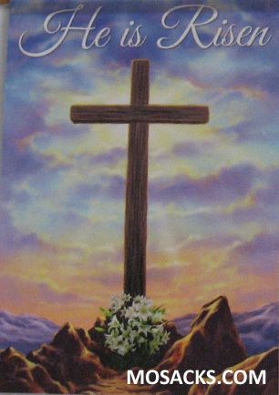 Flagtrends Cross on the Hill 13x18 Inch Double Sided Garden Flag 480-45870