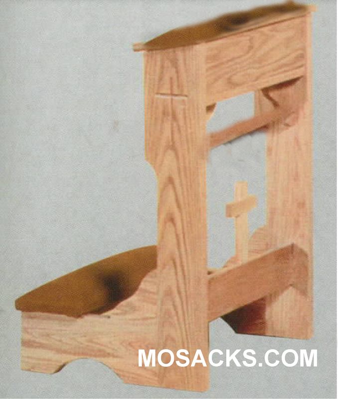 Prie Dieu kneele w/shelf & padded armrest 36" w x 21" d 32" H 40-2136A