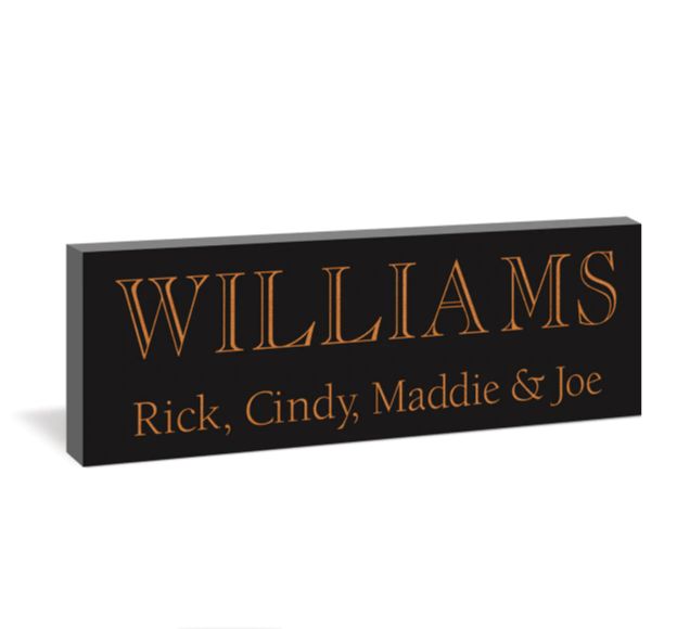 Black Sign (Personalized) - ZBHB0640