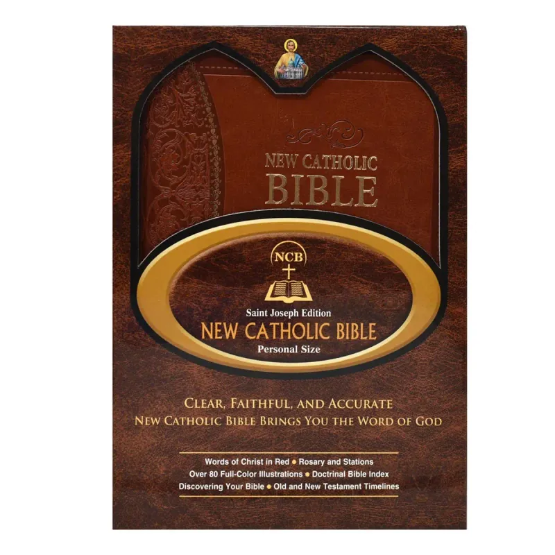 St. Joseph New Catholic Bible (Gift Edition-Personal Size) (Brown)