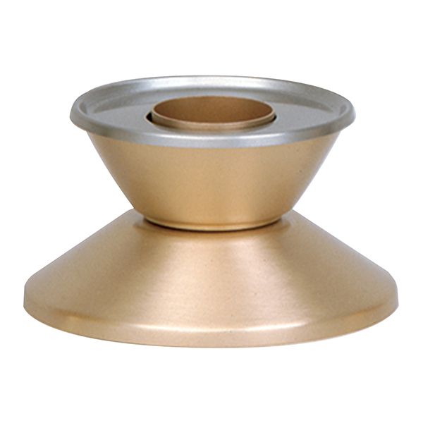 K Brand Bronze Altar Candlestick is 2-1/2" high  with a 4-3/4" base and 1-1/2" candle socket 14-K15…