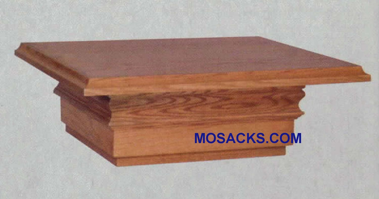 Wooden Wall Pedestal 18"w x 15"d, 8"h 402
