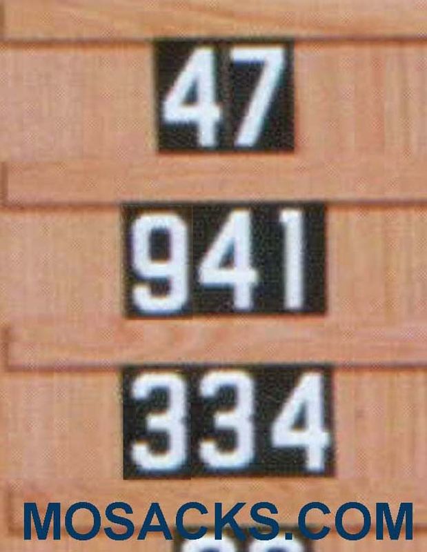 Set of Hymn Board Numbers (0-9) 2" w x 3-1/2" h 40-4290N