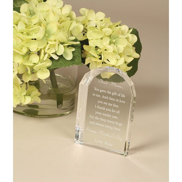 Crystal Plaque Arched ZCRY01