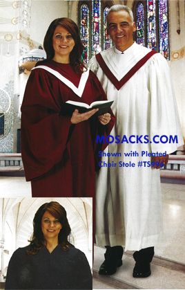 Choir Robe V-Neck 478-TS997 V-Neck Choir Robe