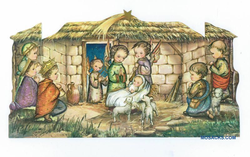 Pop Out Christmas Scene-5005