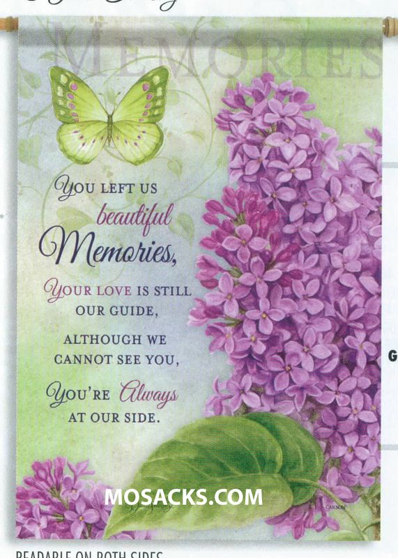 Flagtrends by Carson Beautiful Memories 13x18 Inch Double Sided Garden Flag 480-45578
